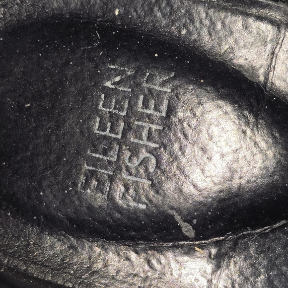 EILEEN FISHER BLACK MOOD BOOTIE BOOTS NUBUCK LEATHER SIZE 8.5 - Picture 6 of 8